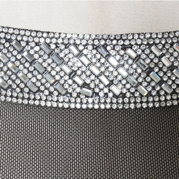 Alex Evenings Women's Plus Size Shift Dress with Embellished Illusion Dress - Picture 4 of 6